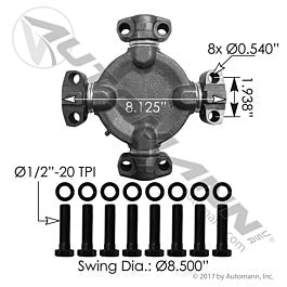 Automann 752.58105X U Joint - 82N Series - WB Type