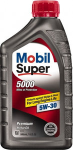 124404 MOBIL 5000 5W30 (6 QUARTS /1 CASE)