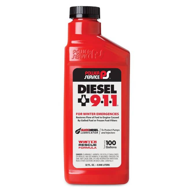 Power Service Diesel 9-1-1 32 oz - Case of 12 (8025-12)