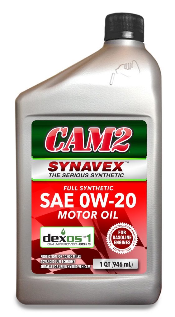CAM2 Synavex dexos1 Gen 3 Full Synthetic 0W-20 Motor Oil - Case of 12 x 1 Qt (80565-09712)
