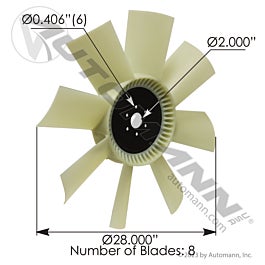 Automann 810.FB9914 Fan Blade