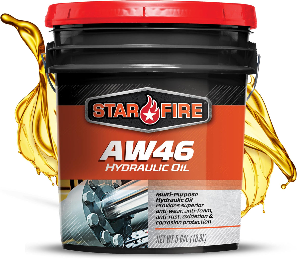 Starfire AW46 Anti-Wear Hydraulic Oil - 5 Gallon Pail (STFHYDAW46-5GAL)