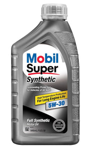 113938 MOBIL SUPER SYNTHETIC 5W30 (6 QUARTS /1 CASE)