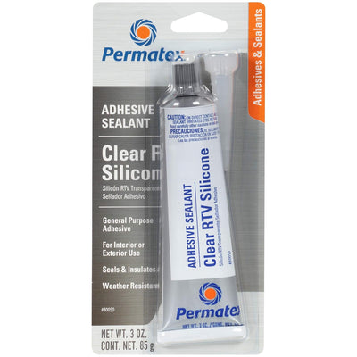 80050 (66BR)CLEAN SILICONE ADHESIVE SEAL 3OZ