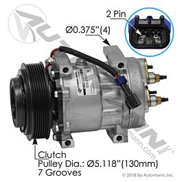 Automann 830.31051 Air Conditioning Compressor 7H15 Type