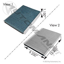 Automann 830.61013 Cabin Air Filter Volvo