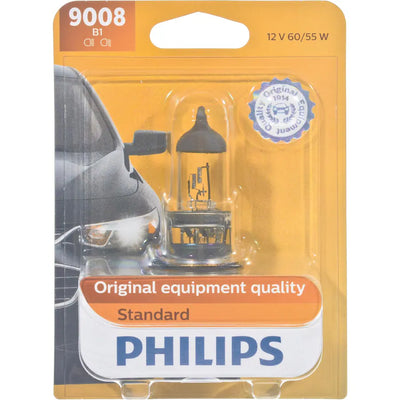 Philips 9008 Standard Halogen Headlight Bulb (1-Pack Blister) - 9008B1
