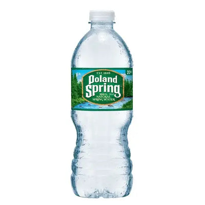 Poland Spring 100% Natural Spring Water, 20 fl oz Bottles - Case of 24