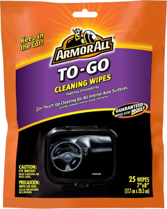 78434 ARMOR ALL TO GO CLEANING WIPES 6/25