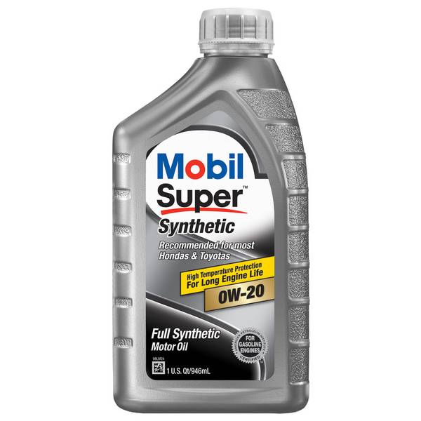 123085 MOBIL SUPER SYNTHETIC 0W20 (6 QUARTS /1 CASE)