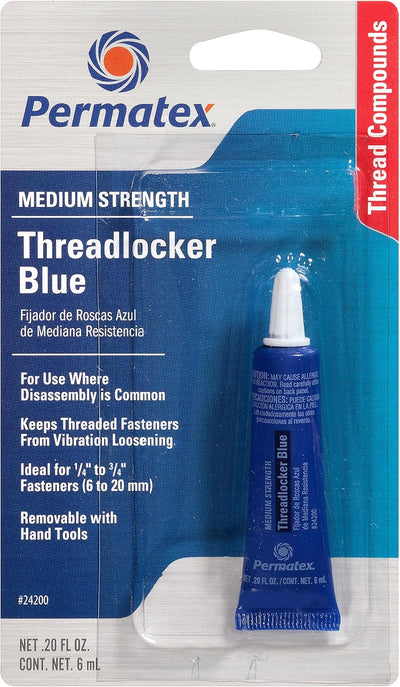 Buy 24200 Threadlocker Med-Strength Blue Small Wholesale | 20oz