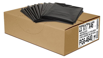 Black Garbage Bags 40 x 46 in