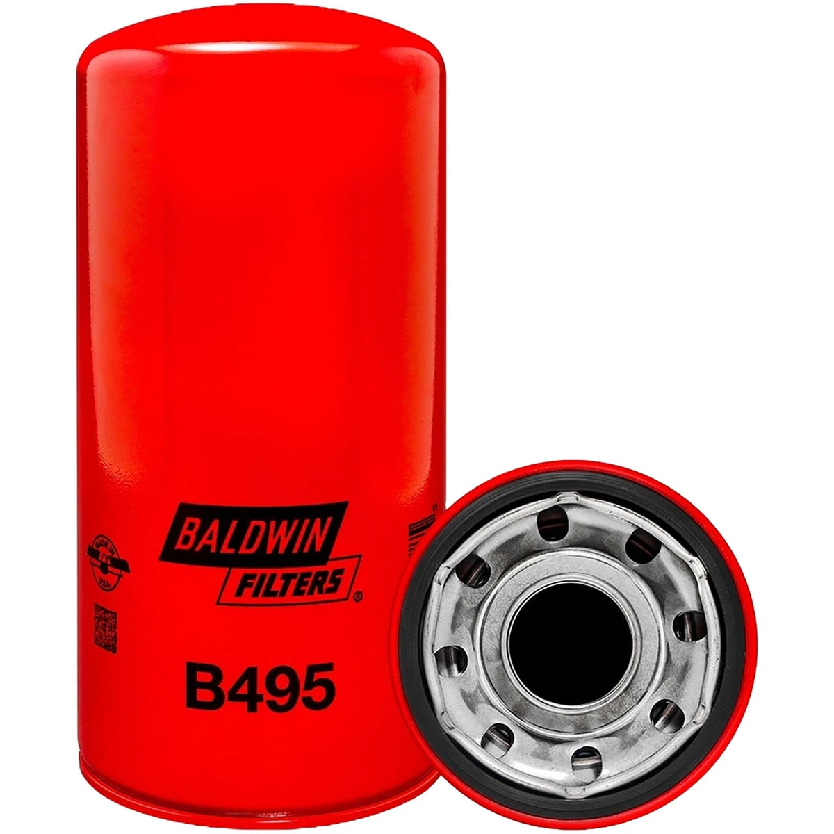 Baldwin B495 Full-Flow Spin-On Lube Filter - Detroit Series 50/60