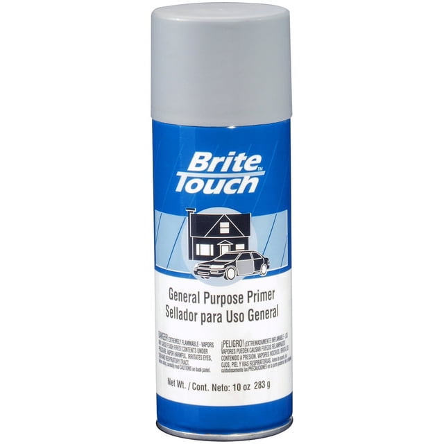 Brite Touch BT49 General Purpose Gray Primer Spray Paint 10 oz