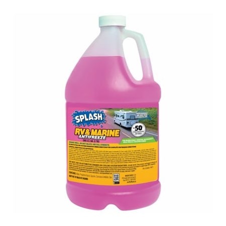 Splash Premium RV & Marine Antifreeze -50F - Case of 6 x 1 Gal - 619526