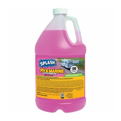 Splash Premium RV & Marine Antifreeze -50F - Case of 6 x 1 Gal - 619526