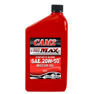 CAM2 SuperPro MAX 20W-50 SQ Synthetic Blend Motor Oil - Case of 12 x 1 Qt - 41712