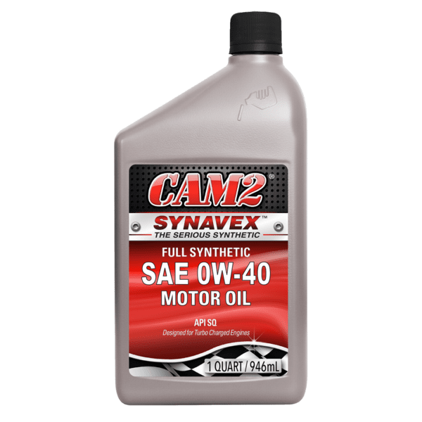 CAM2 Synavex 0W-40 SQ Full Synthetic Engine Oil - Case of 6 x 1 Qt (99306)