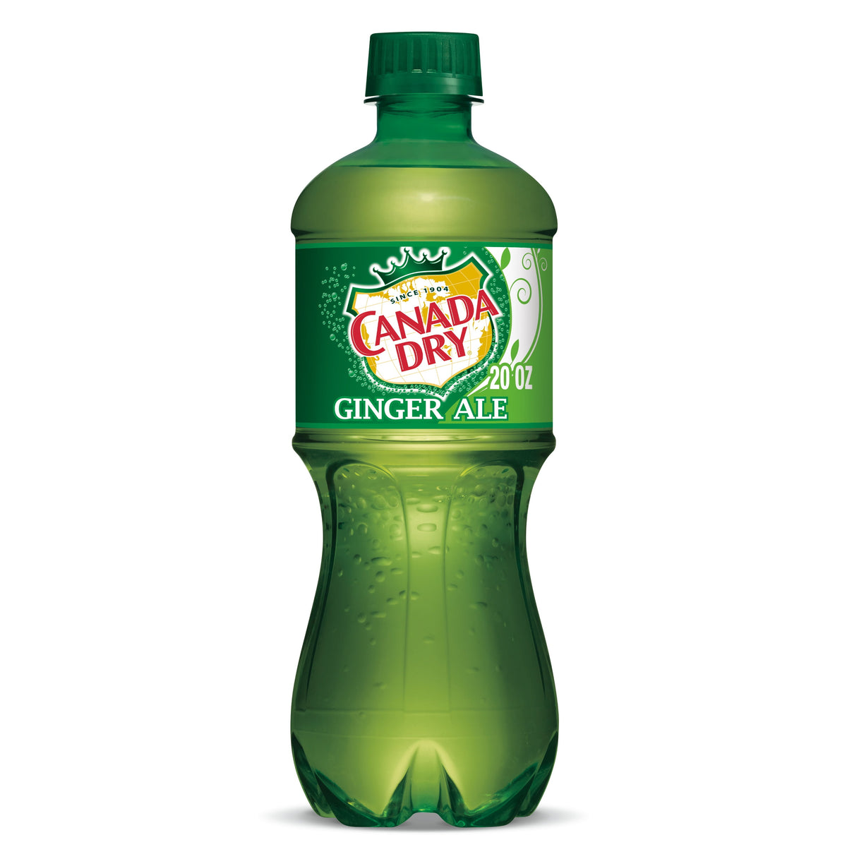 Canada Dry Ginger Ale, 20 fl oz Bottles - Case of 24