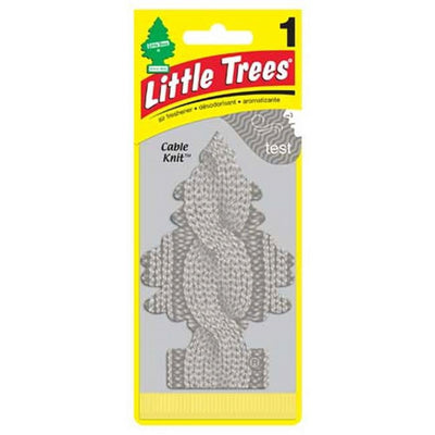 Little Trees Cable Knit Hanging Air Freshener (Pack of 24) - U1P-17193