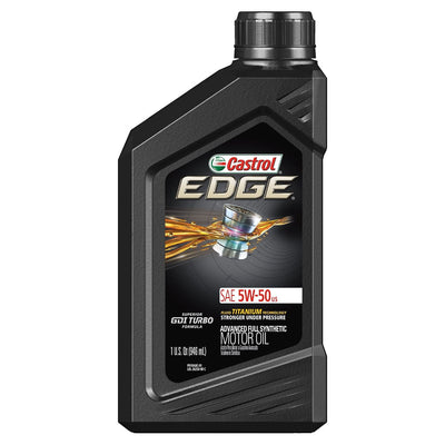 Castrol EDGE 5W-50 Full Synthetic Motor Oil - 1 Qt