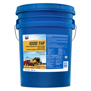 Chevron 1000 THF Tractor Hydraulic Fluid - 5 Gallon Pail