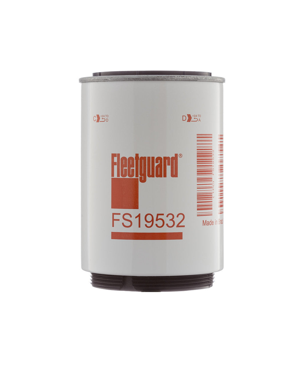 Fleetguard FS19532 Spin-On Fuel Water Separator - 20 Micron, Racor R90P Replacement