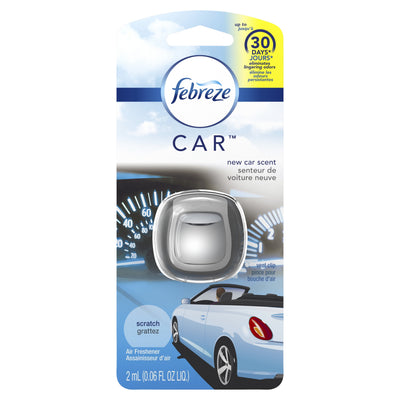 Febreze Car Vent Clip Air Freshener - New Car - 48925