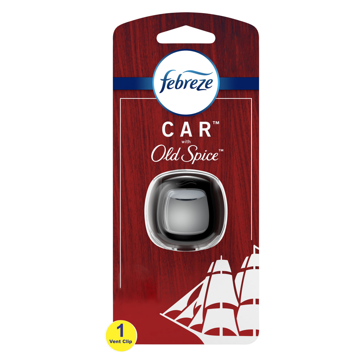 Febreze Car Vent Clip Air Freshener - Old Spice Original