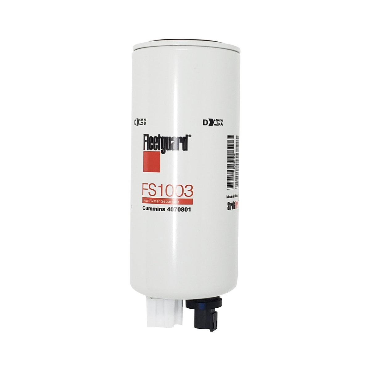 Fleetguard FS1003 Spin-On Fuel Water Separator