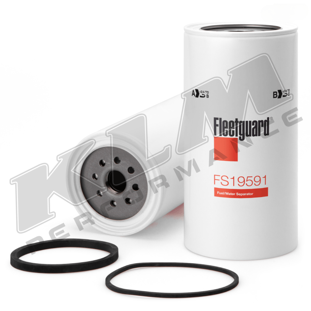 Fleetguard FS19591 Spin-On Fuel Water Separator - 20 Micron