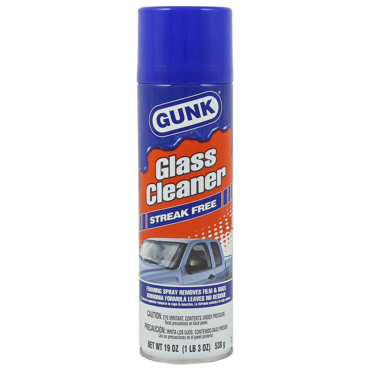 Gunk Streak Free Foaming Glass Cleaner - 19 oz Aerosol GC1