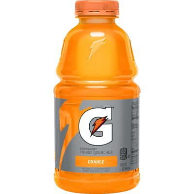 Gatorade Thirst Quencher Orange Sports Drink, 32 fl oz Bottles - Case of 12