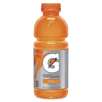 Gatorade Thirst Quencher Orange Sports Drink, 20 fl oz Bottles - Case of 24