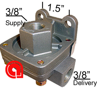 HD Pioneer H-30110 QR-1 Quick Release Valve - 3/8 in Supply