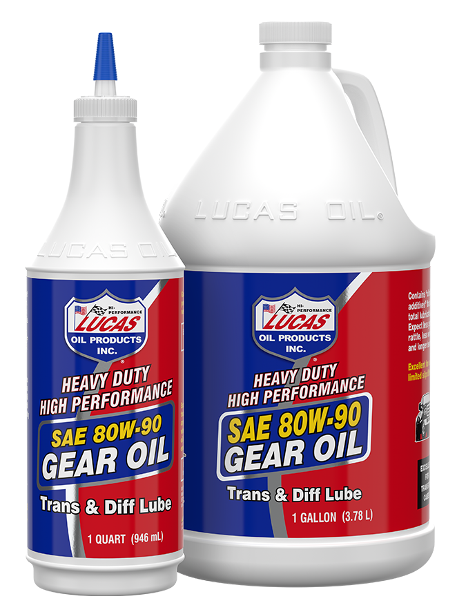 Lucas Oil 10043 Heavy Duty 80W-90 Gear Oil 1 Qt - Case of 12