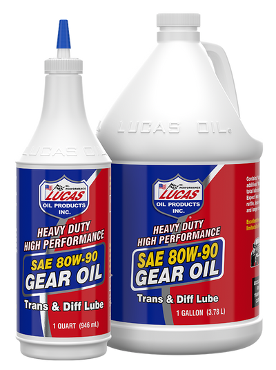 Lucas Oil 10043 Heavy Duty 80W-90 Gear Oil 1 Qt - Case of 12