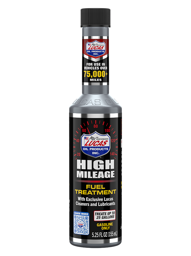 Lucas Oil 10977 High Mileage Fuel Treatment 5.25 oz - Case of 24
