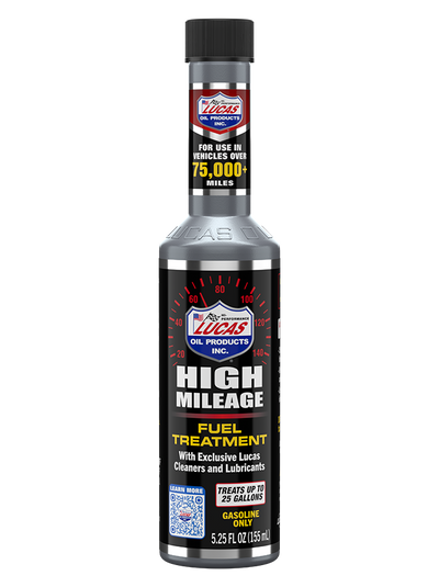 Lucas Oil 10977 High Mileage Fuel Treatment 5.25 oz - Case of 24