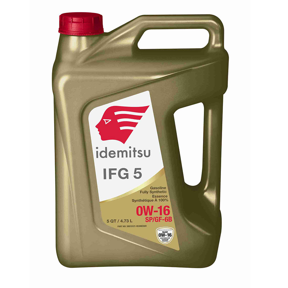 Idemitsu Full Synthetic 0W-16 Motor Oil - Case of 4 x 5 Qt 30015121