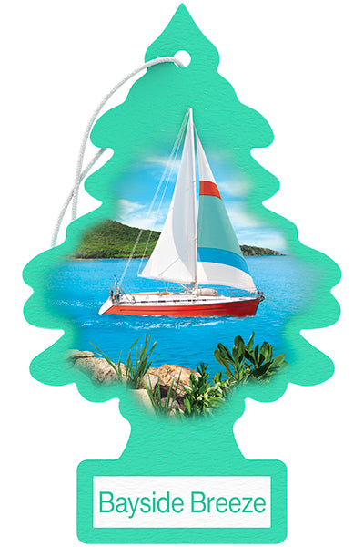Little Trees Bayside Breeze Hanging Car Air Freshener (1-Pack) - U1P-17121