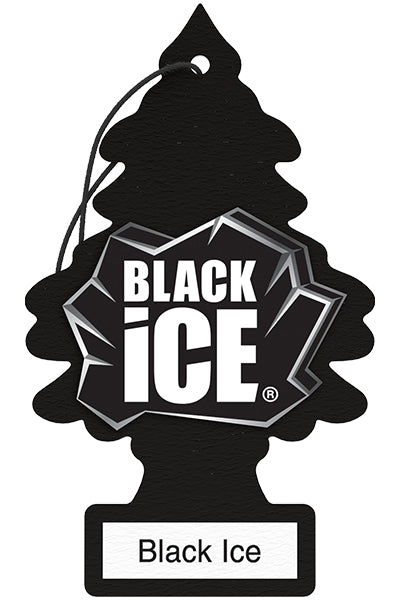 Little Trees Black Ice Hanging Car Air Freshener (1-Pack) - U1P-10155