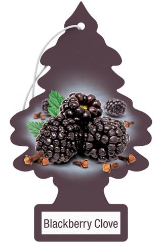 Little Trees Blackberry Clove Hanging Air Freshener (Pack of 24) - U1P-17343