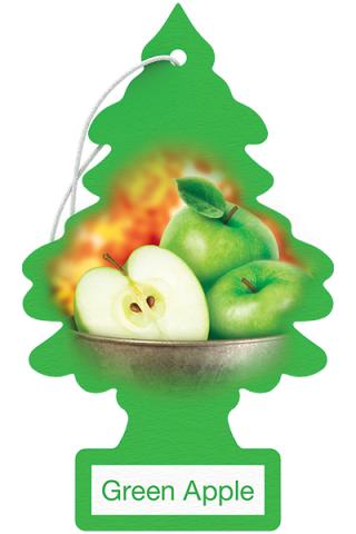 Little Trees Green Apple Hanging Air Freshener (Pack of 24) - U1P-10316