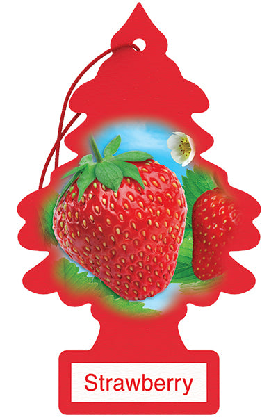 Little Trees Strawberry Hanging Car Air Freshener (1-Pack) - U1P-10312