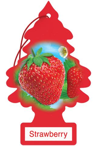 Little Trees Strawberry Hanging Air Freshener (Pack of 24) - U1P-10312