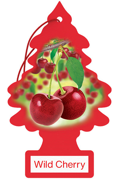 Little Trees Wild Cherry Hanging Car Air Freshener (1-Pack) - U1P-10311