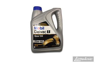 Mobil Delvac 1 Synthetic Gear Oil 75W-90 - Case of 4 x 1 Gal (122035)