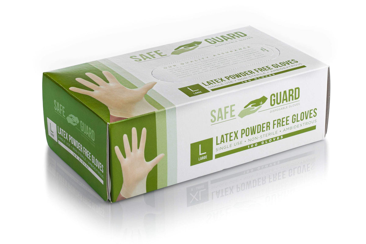 Latex Disposable Gloves - Large
