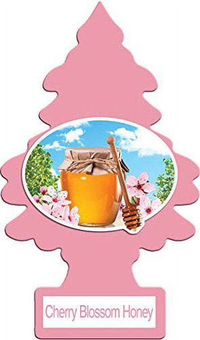 Little Trees Cherry Blossom Honey Hanging Air Freshener (Pack of 24) - U1P-10476